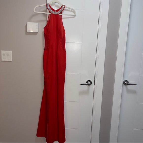 Red maxi dress sz small - Picture 1 of 5